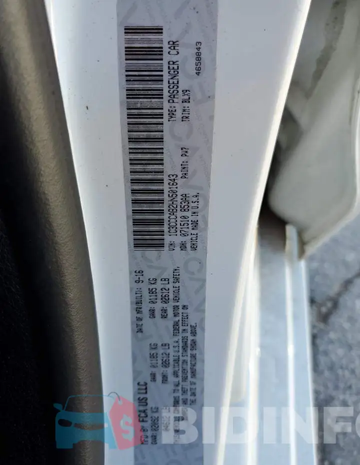 1C3CCCAB2HN501643 Photo# 12