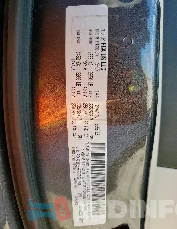 2C4RC1BG5HR733760 Photo# 13