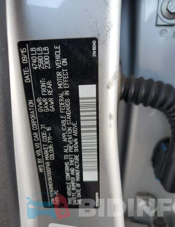 YV140MEK9G1300749 Photo# 12