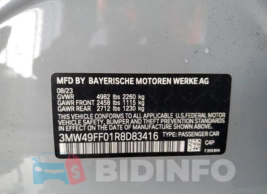 3MW49FF01R8D83416 Photo# 13