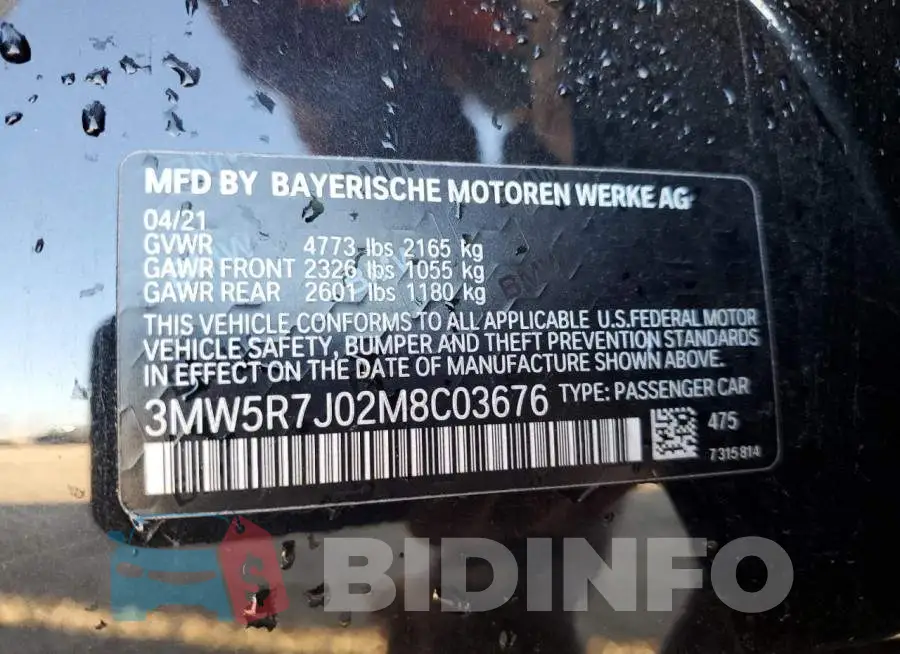 3MW5R7J02M8C03676 Photo# 12