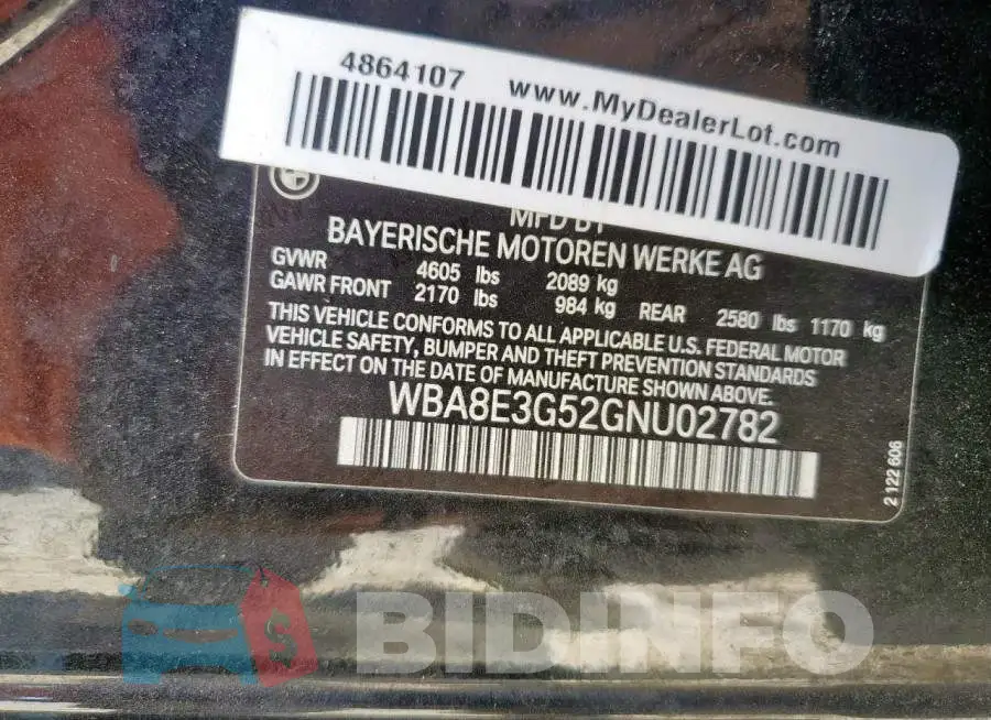 WBA8E3G52GNU02782 Photo# 12