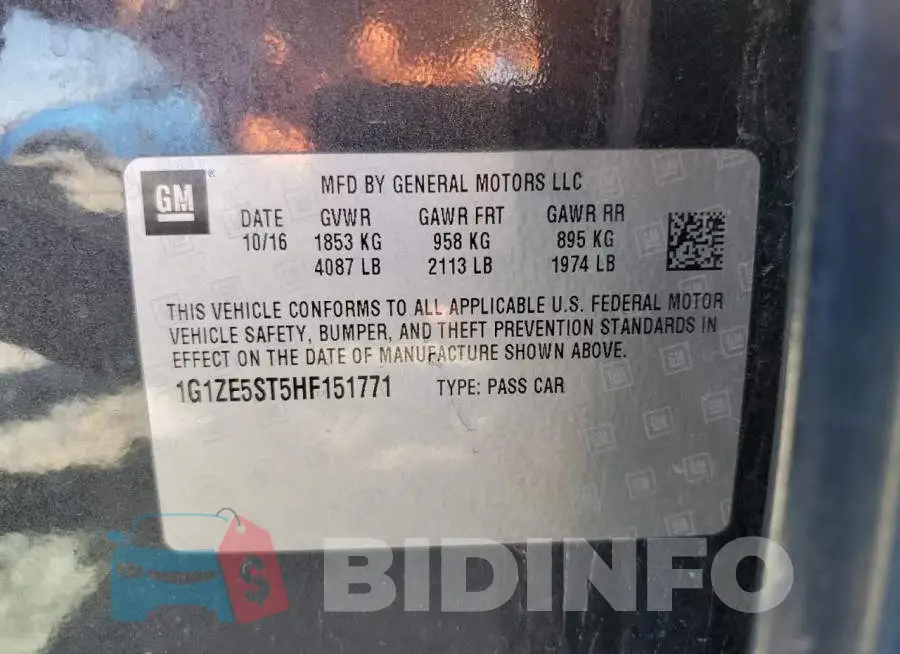1G1ZE5ST5HF151771 Photo# 12