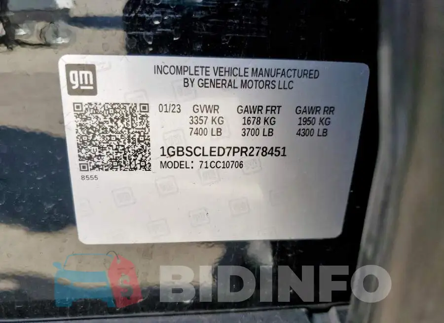 1GBSCLED7PR278451 Photo# 13