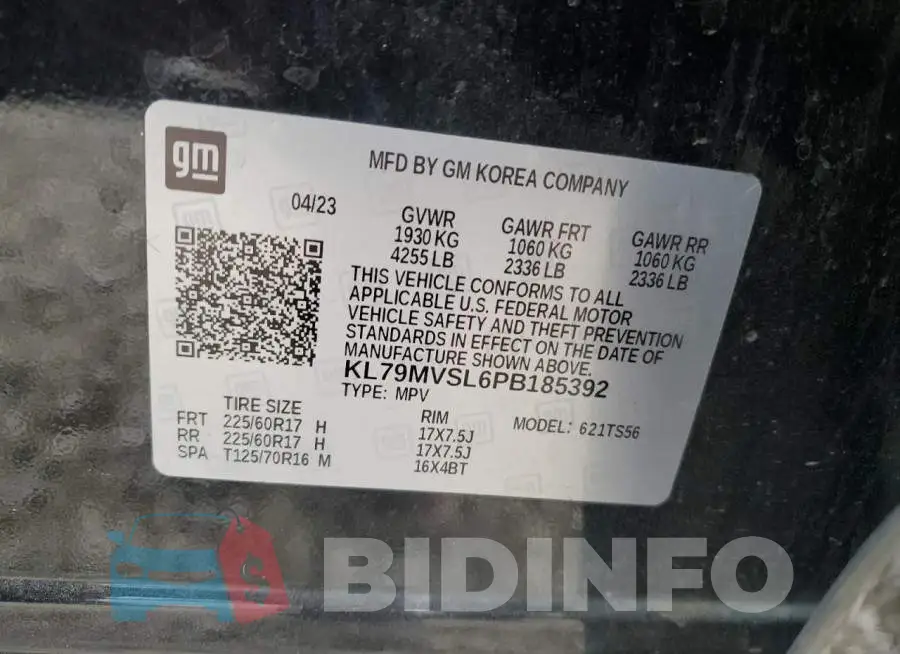 KL79MVSL6PB185392 Photo# 13