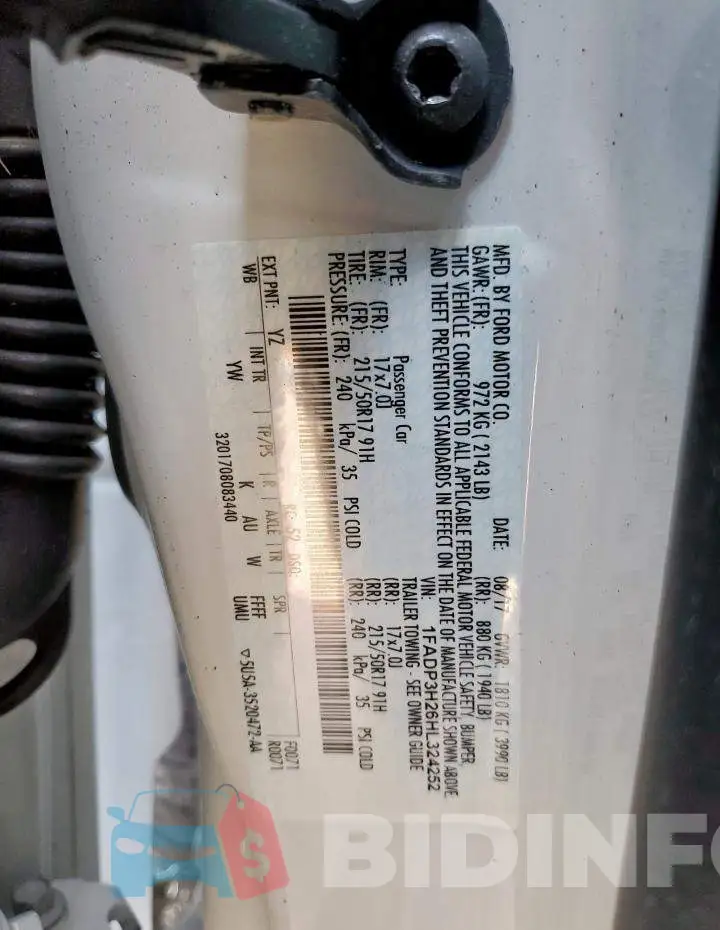 1FADP3H26HL324252 Photo# 12