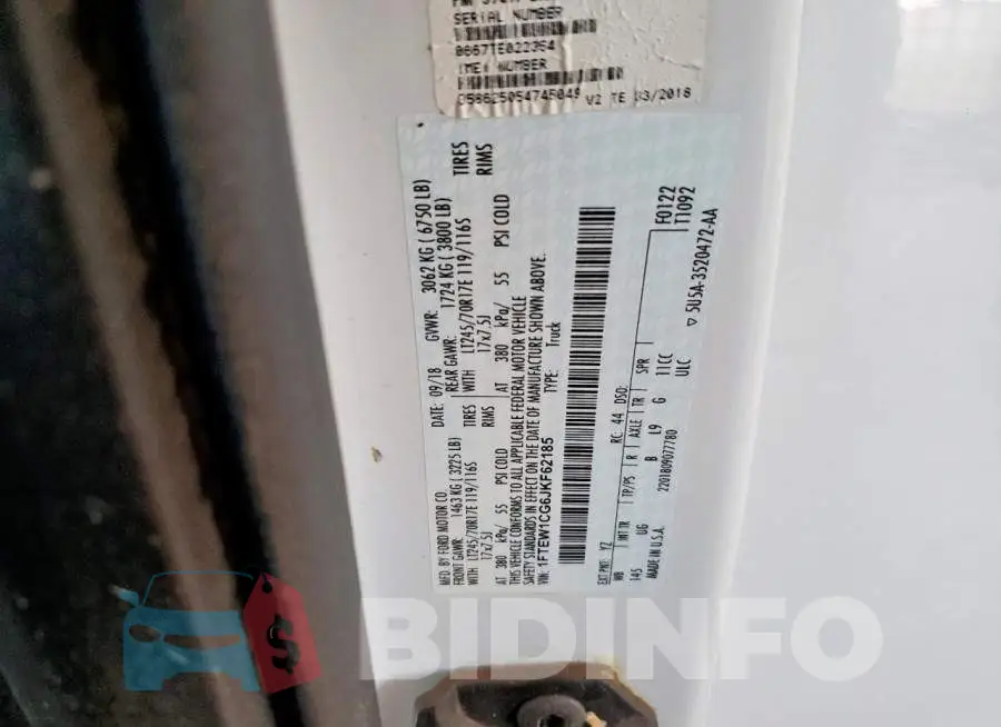 1FTEW1CG6JKF62185 Photo# 12