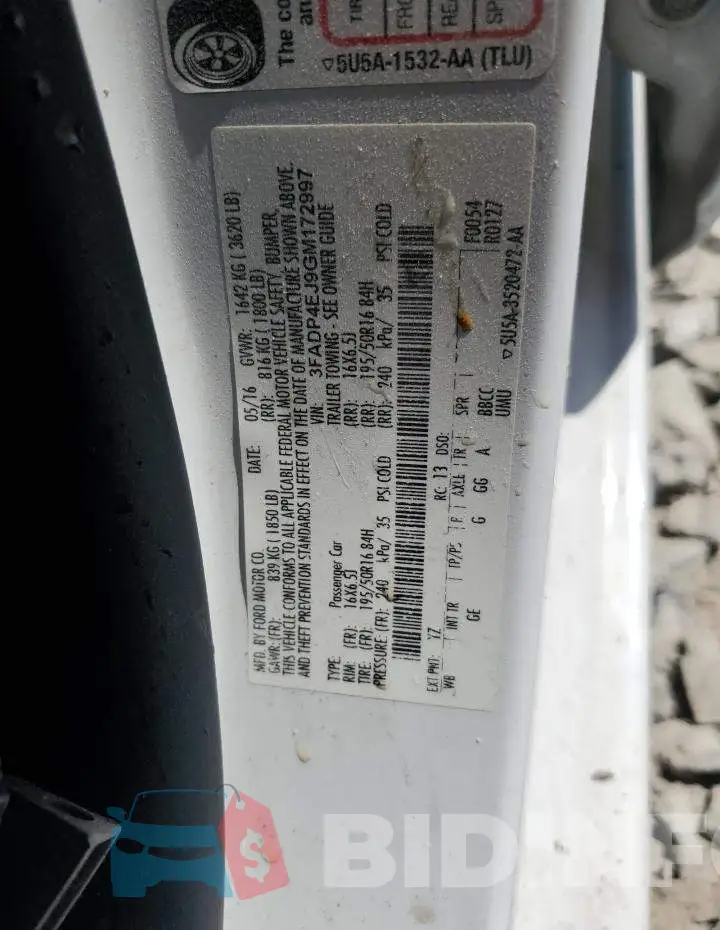 3FADP4EJ9GM172997 Photo# 12