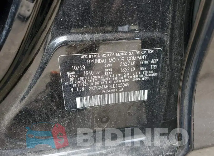 3KPC24A69LE105049 Photo# 12