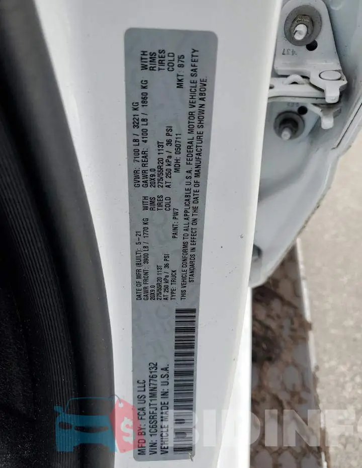 1C6SRFJT1MN776132 Photo# 12