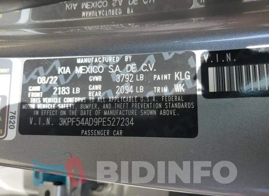 3KPF54AD9PE527234 Photo# 13