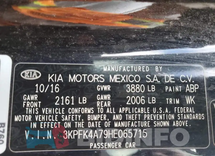 3KPFK4A79HE065715 Photo# 12
