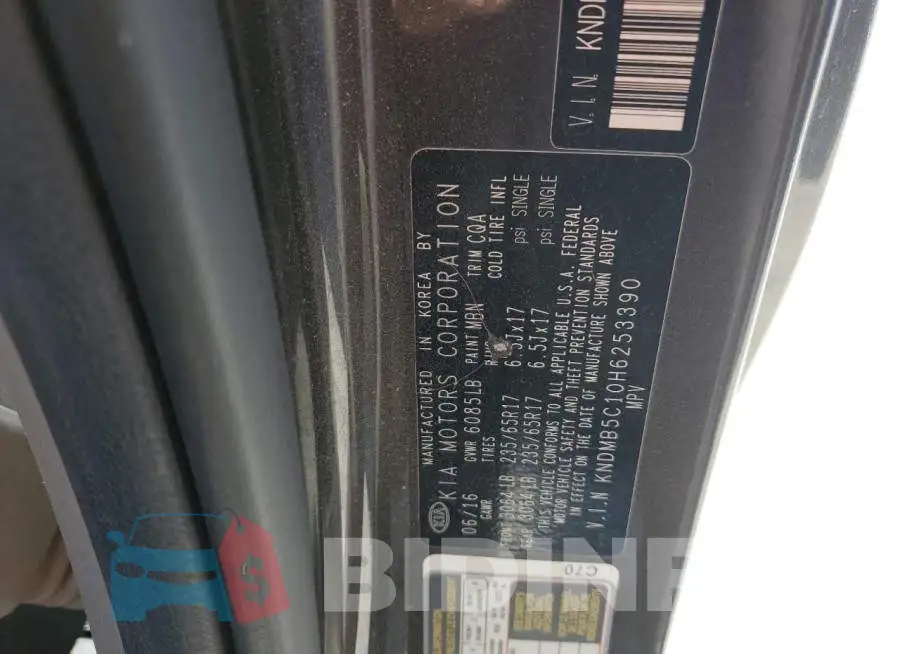 KNDMB5C10H6253390 Photo# 13