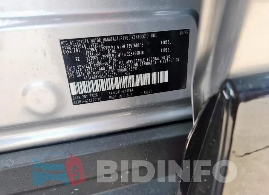 4T3E6RFV9SU189015 Photo# 12