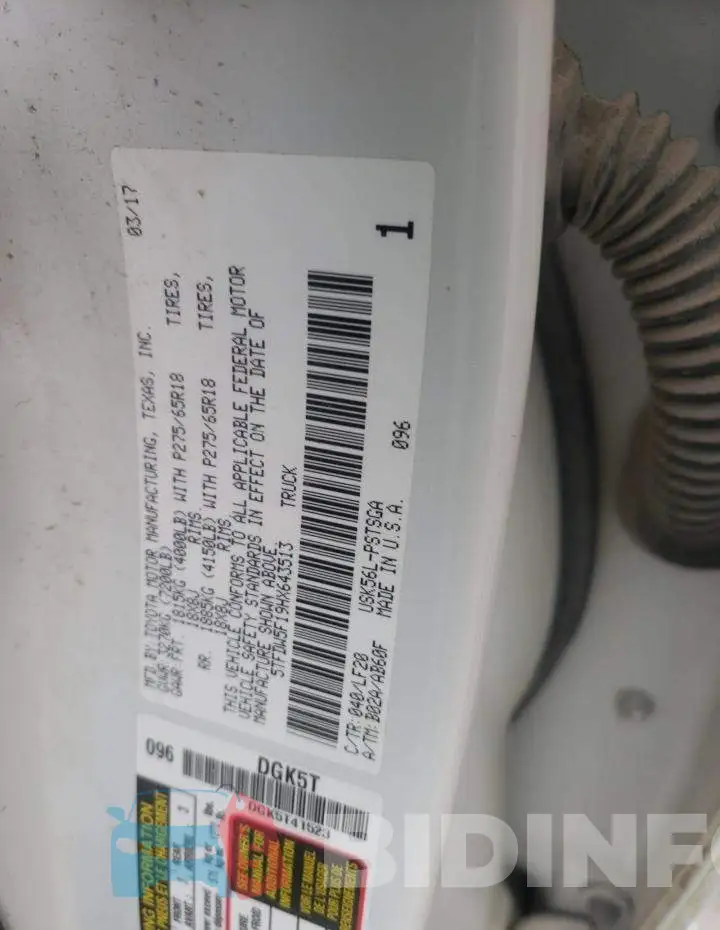5TFDW5F19HX643513 Photo# 12