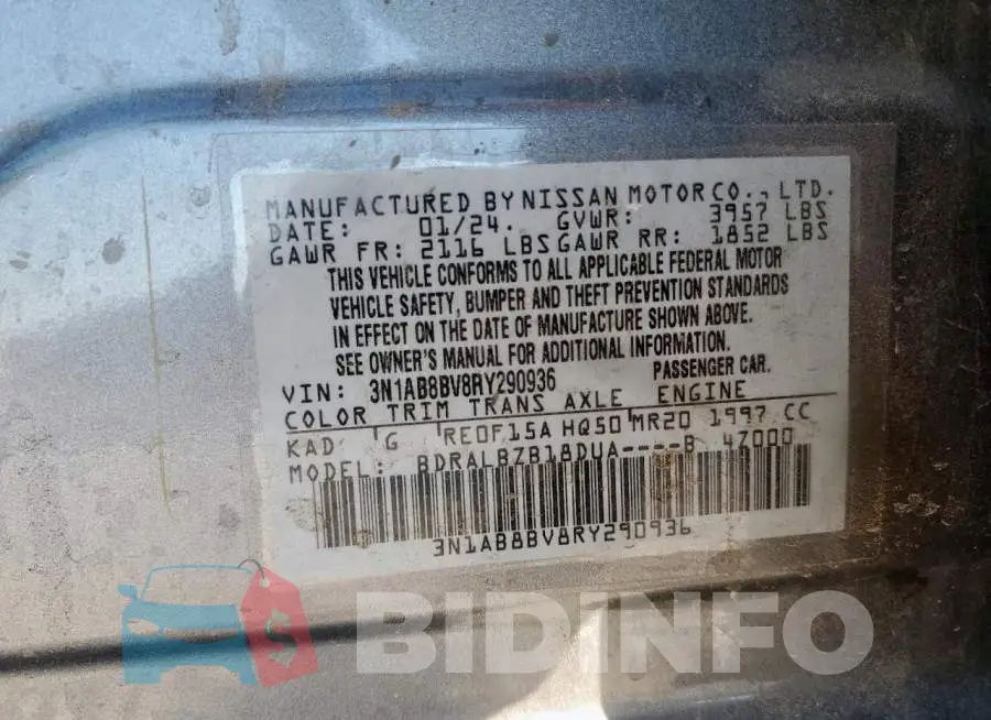 3N1AB8BV8RY290936 Photo# 12
