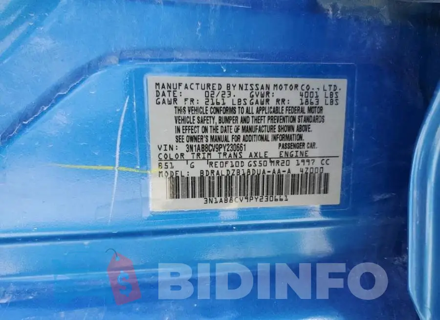 3N1AB8CV9PY230661 Photo# 13