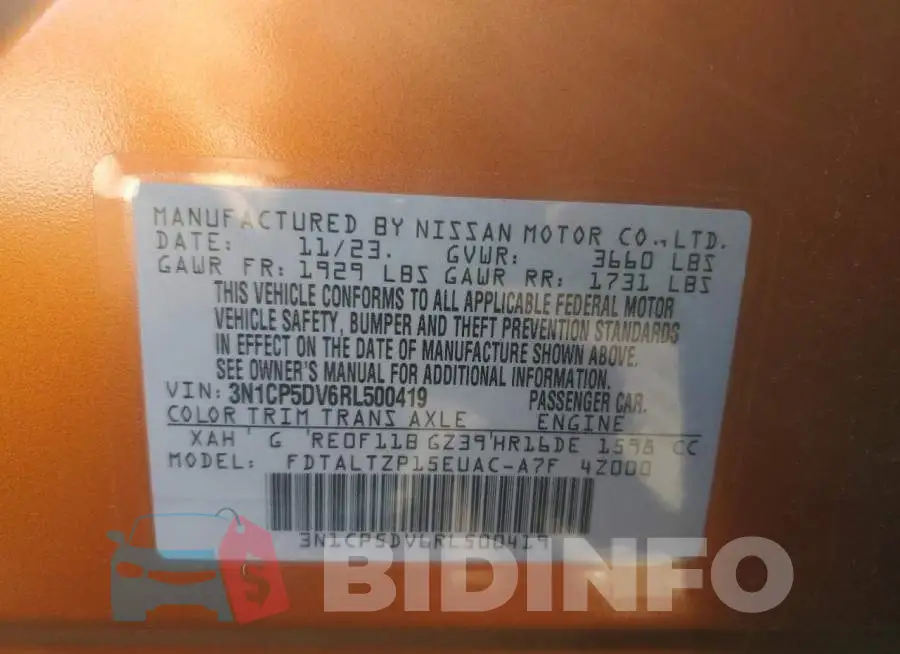 3N1CP5DV6RL500419 Photo# 14