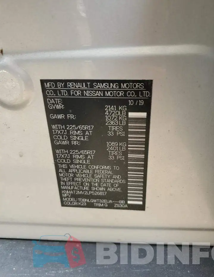 KNMAT2MV2LP526817 Photo# 13