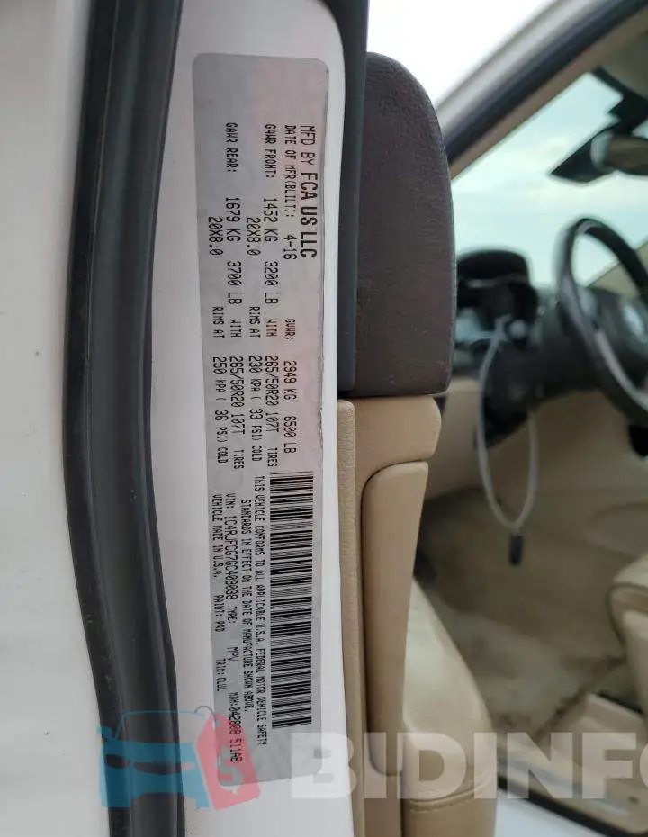 1C4RJFCG7GC409038 Photo# 14