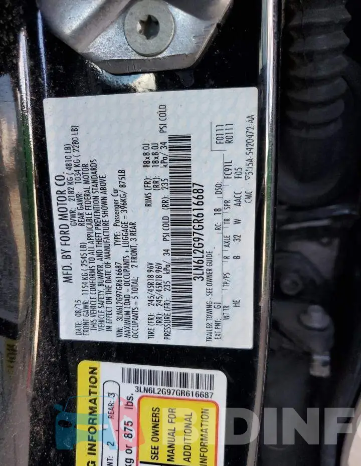 3LN6L2G97GR616687 Photo# 12