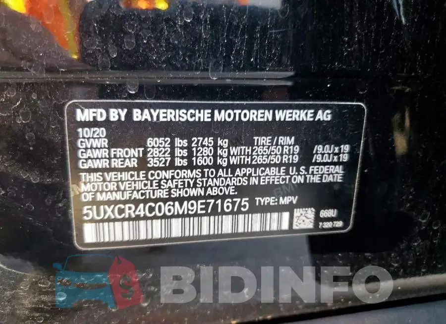 5UXCR4C06M9E71675 Photo# 13