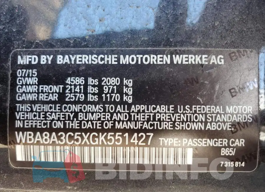 WBA8A3C5XGK551427 Photo# 13