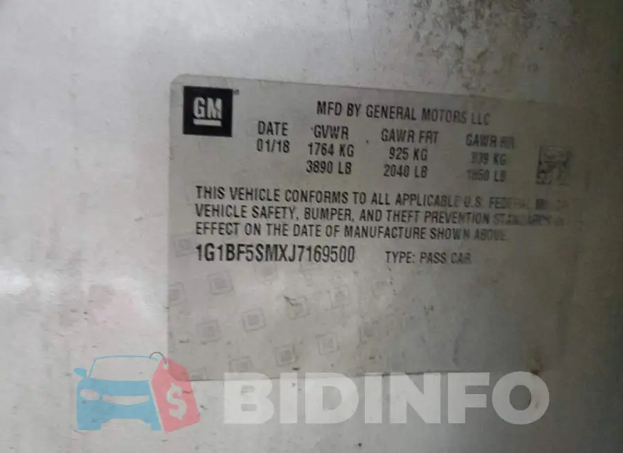 1G1BF5SMXJ7169500 Photo# 12