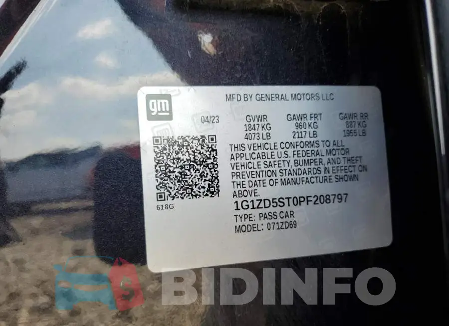 1G1ZD5ST0PF208797 Photo# 13