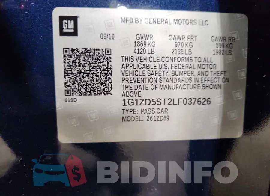1G1ZD5ST2LF037626 Photo# 12