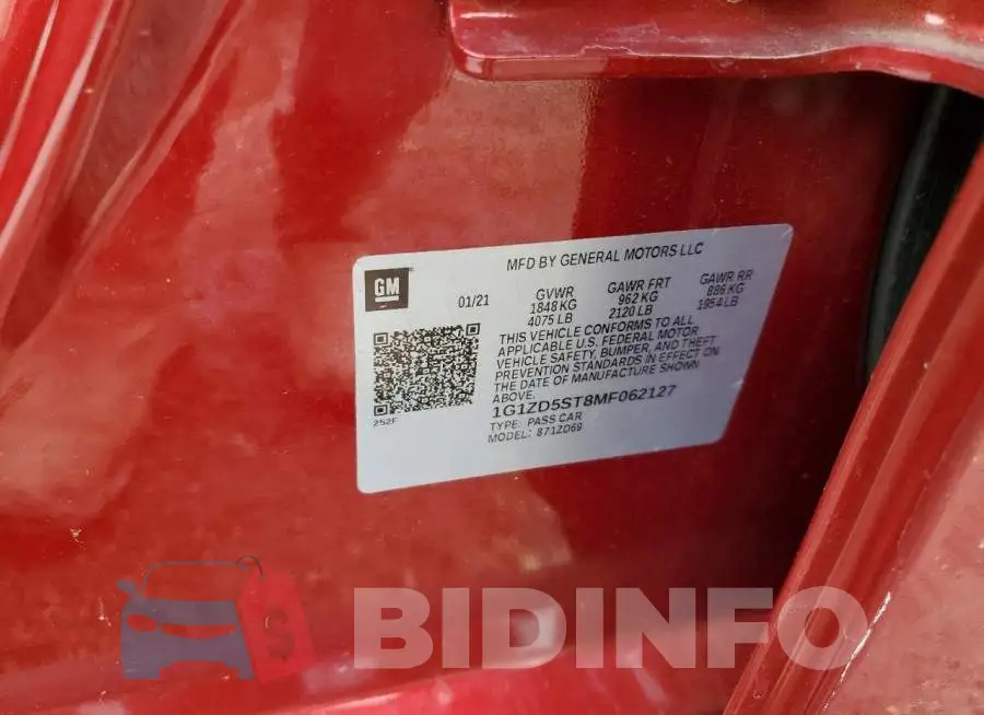 1G1ZD5ST8MF062127 Photo# 12