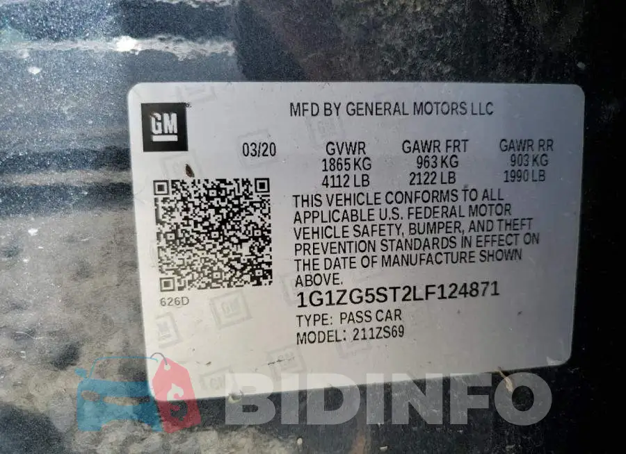 1G1ZG5ST2LF124871 Photo# 12