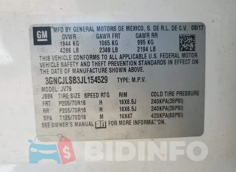 3GNCJLSB3JL154529 Photo# 13