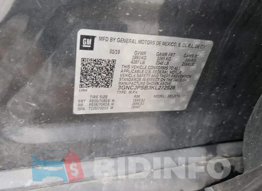 3GNCJPSB3KL272928 Photo# 12
