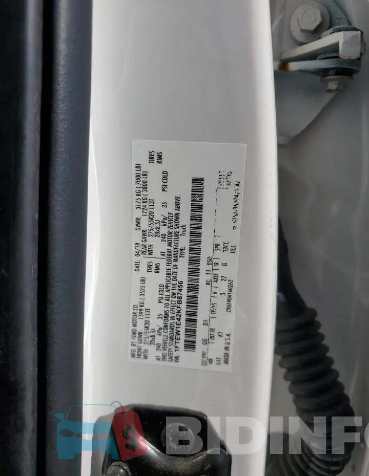1FTEW1E42KFB87456 Photo# 12