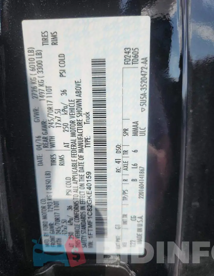 1FTMF1C82GKE40159 Photo# 12