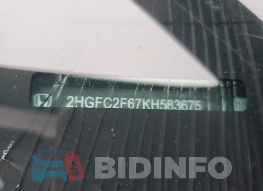 2HGFC2F67KH583675 Photo# 13