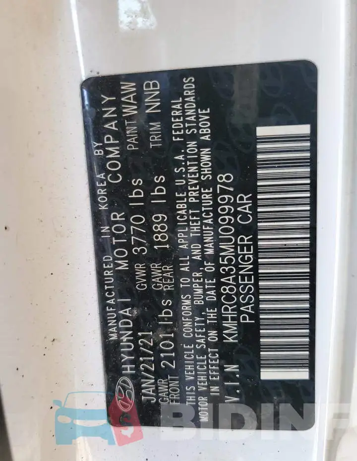 KMHRC8A35MU099978 Photo# 13