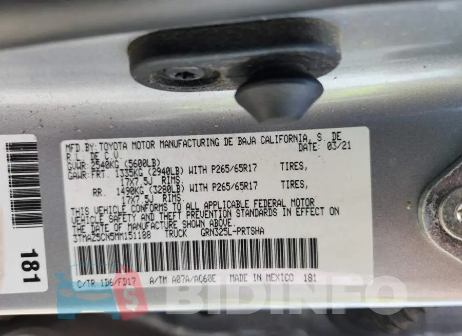 3TMAZ5CN5MM151188 Photo# 12