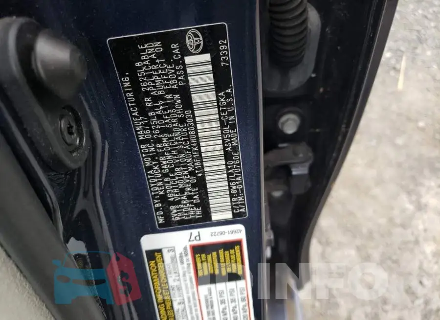 4T1BF1FK4HU803030 Photo# 12