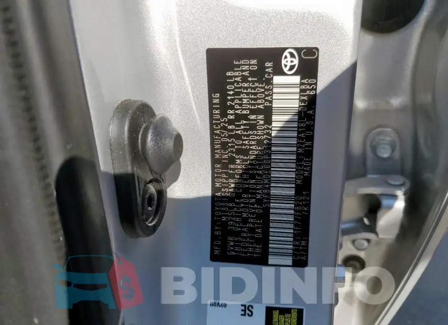 5YFB4MDE6SP312732 Photo# 12