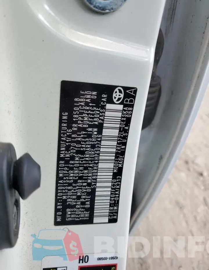 5YFBURHE4HP603746 Photo# 12