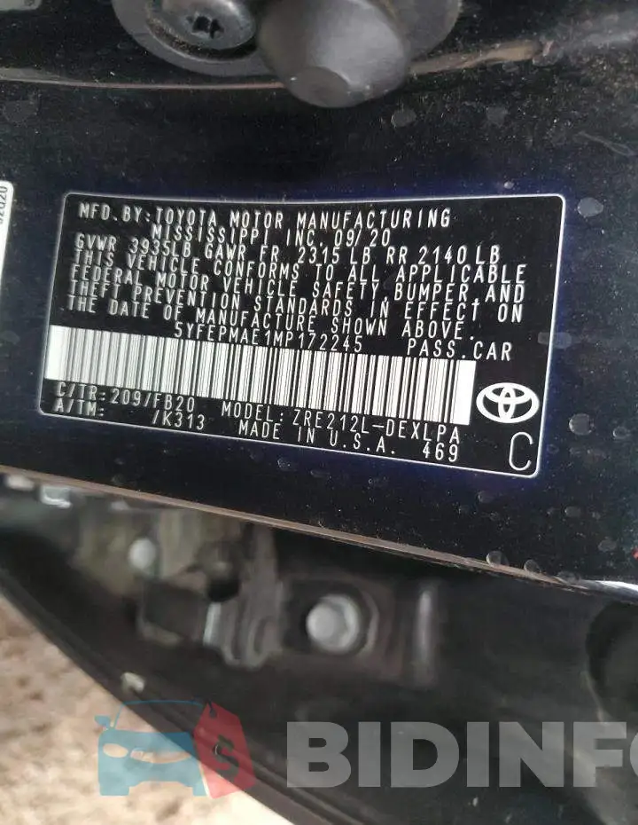 5YFEPMAE1MP172245 Photo# 12