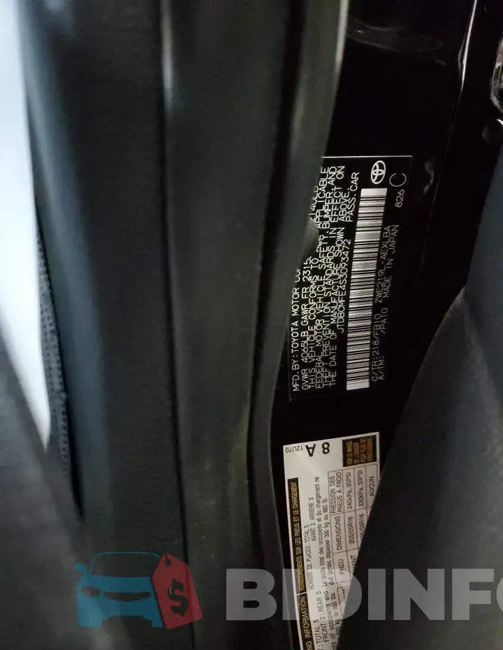 JTDBCMFE4S3093472 Photo# 12
