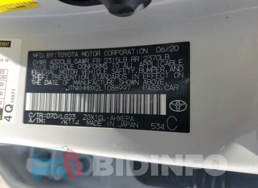 JTNKHMBX2L1088997 Photo# 13