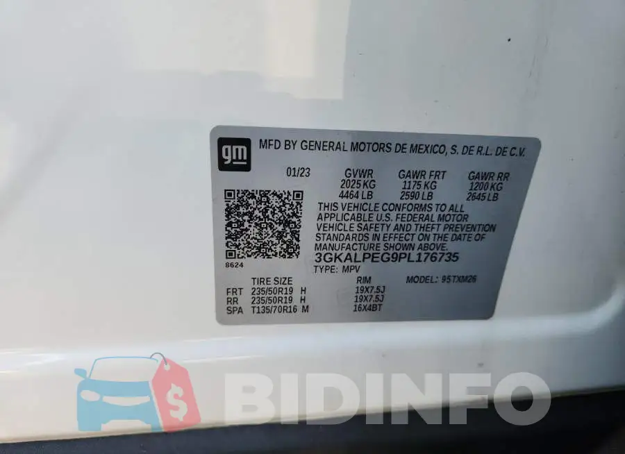3GKALPEG9PL176735 Photo# 13