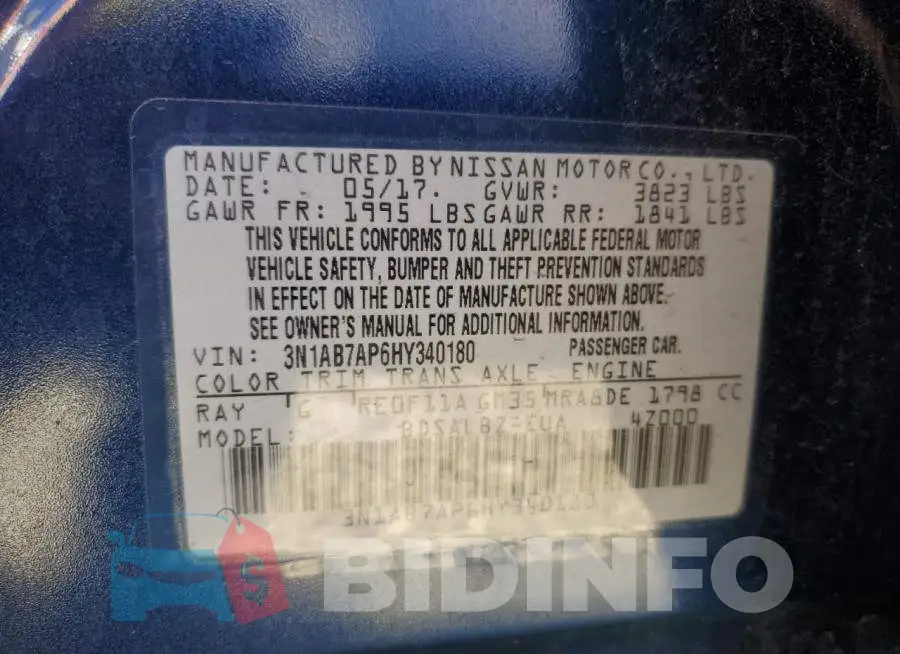 3N1AB7AP6HY340180 Photo# 12