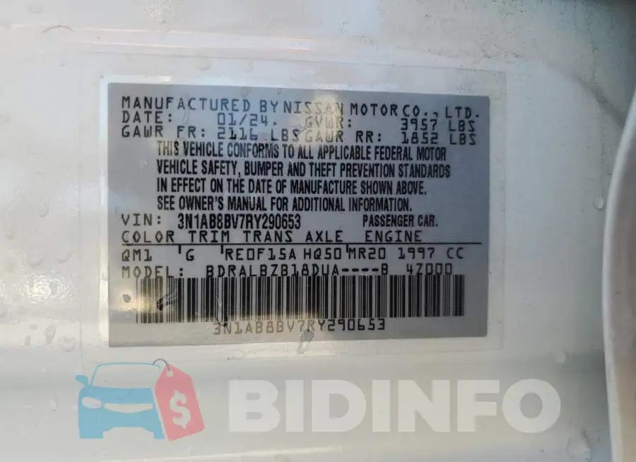 3N1AB8BV7RY290653 Photo# 13