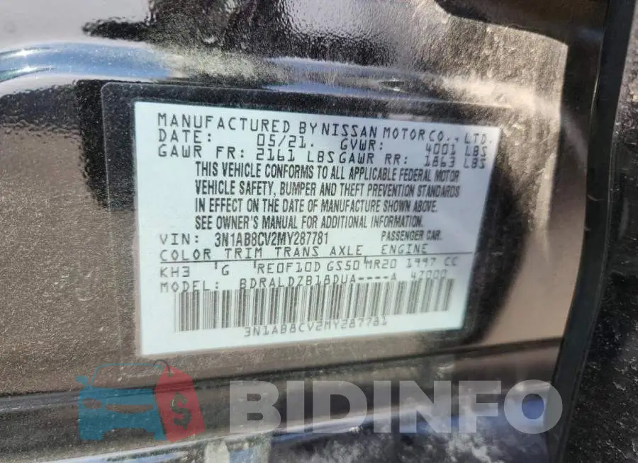 3N1AB8CV2MY287781 Photo# 12