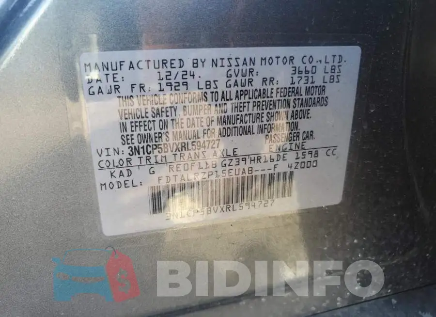 3N1CP5BVXRL594727 Photo# 14